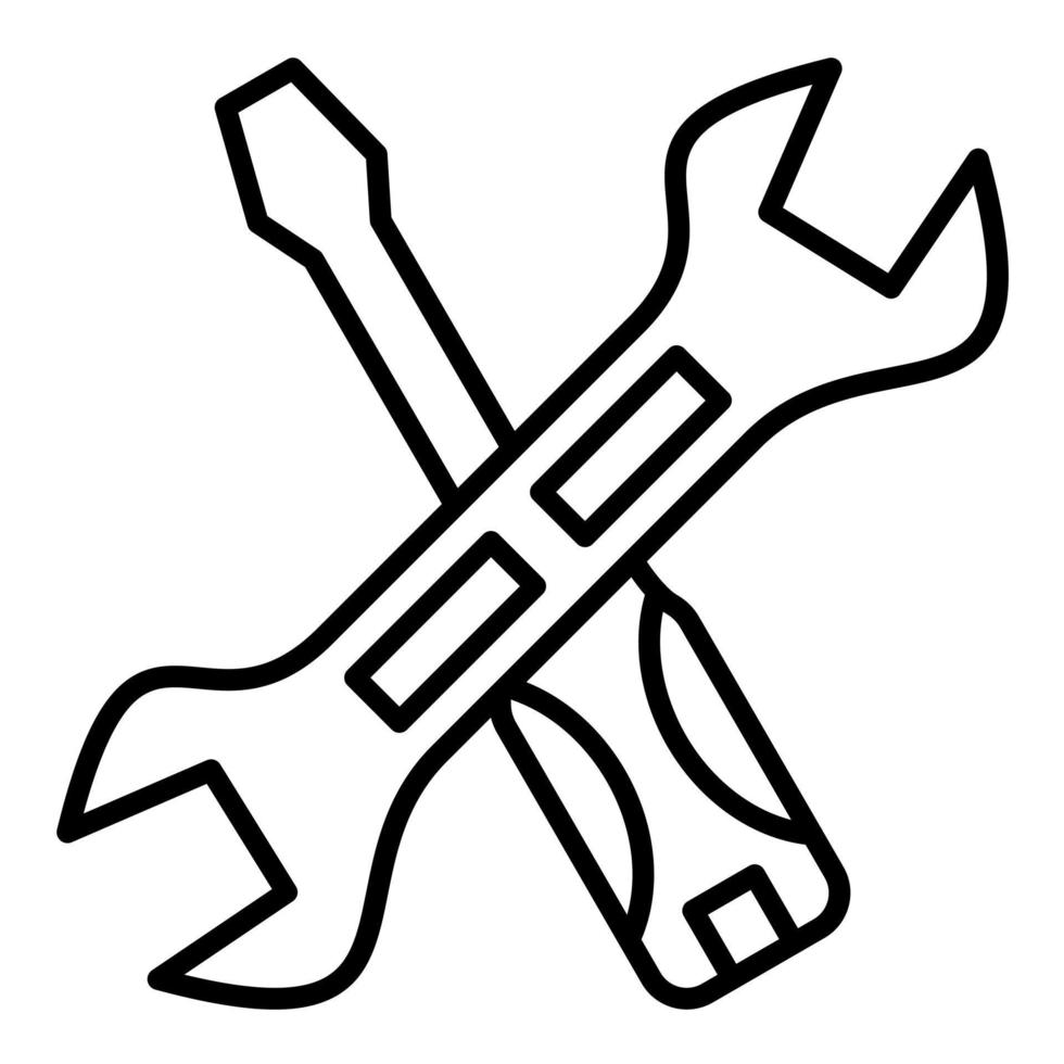 Repair Line Icon vector