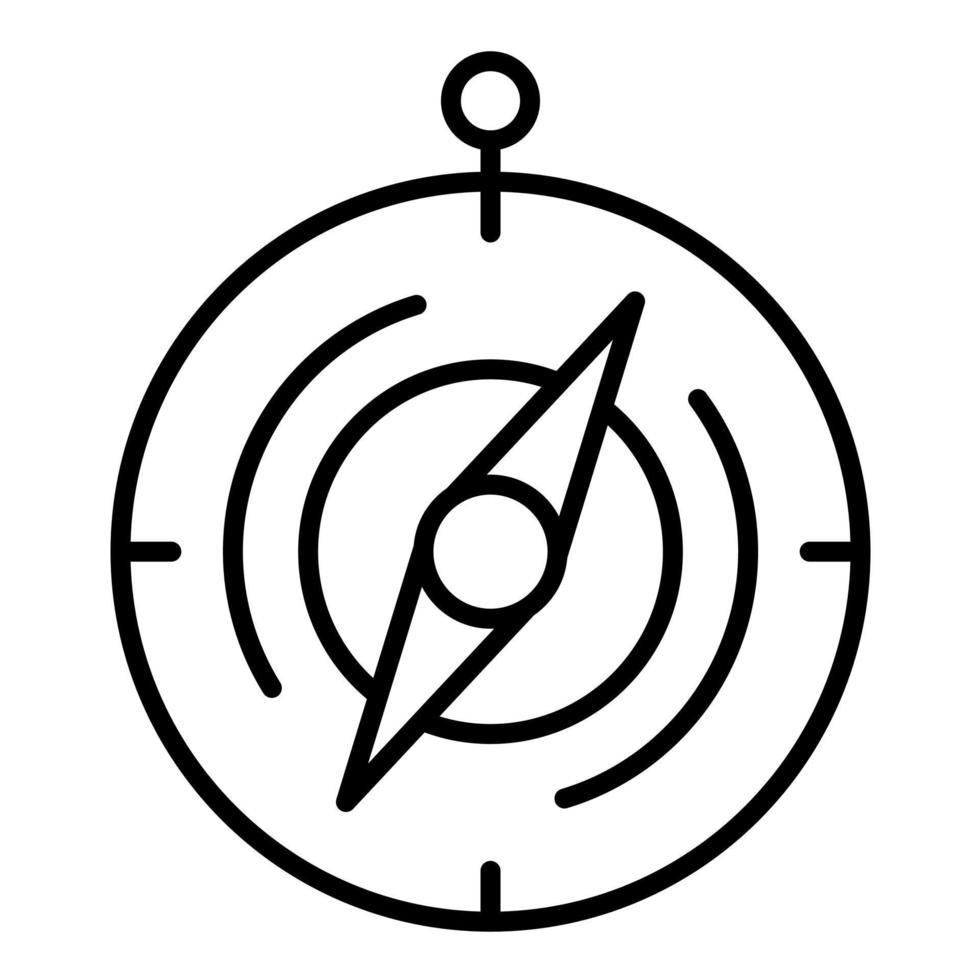 Compass Line Icon 8281151 Vector Art at Vecteezy