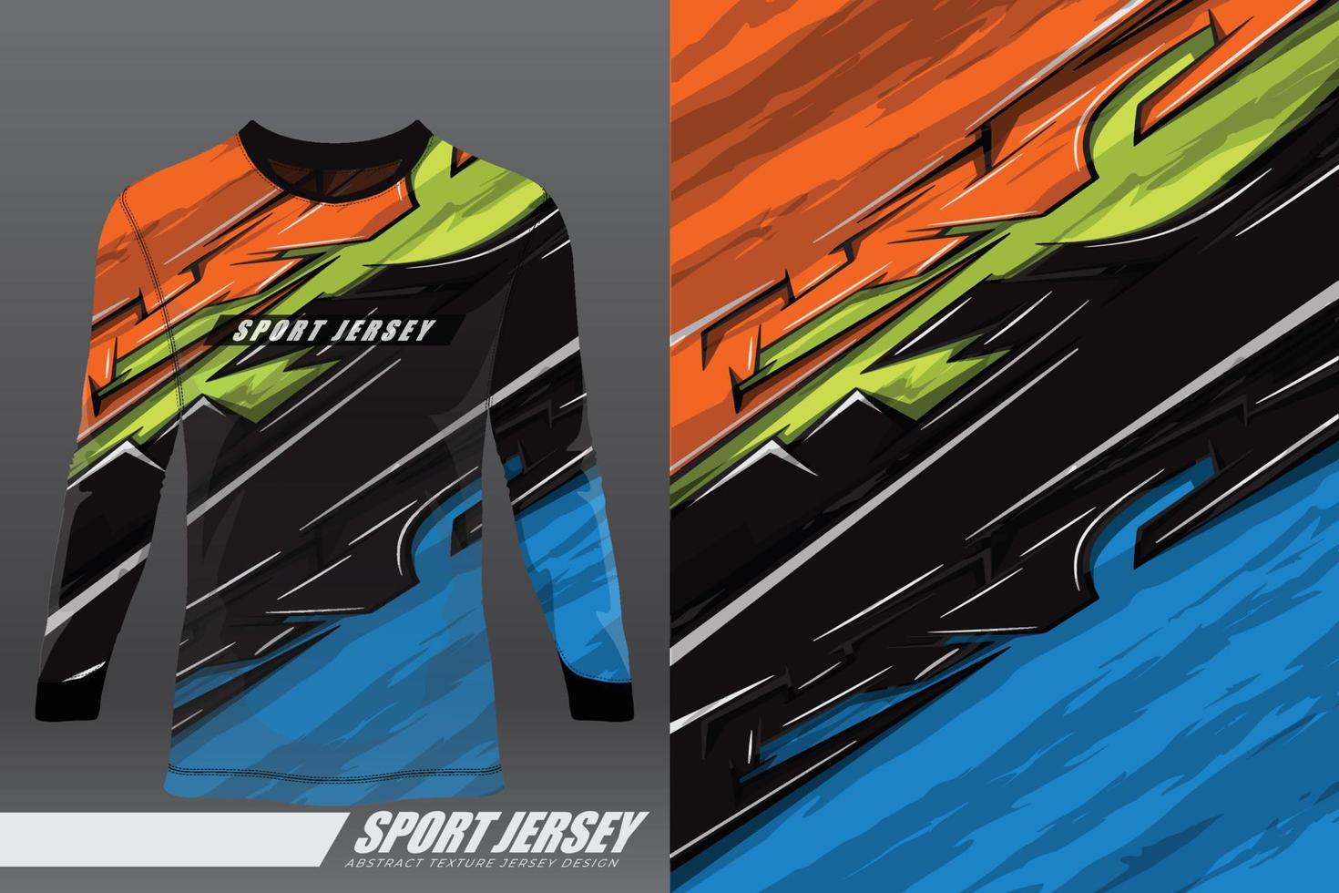 Tshirt sports design for racing, jersey, cycling, football, gaming, motocross vector