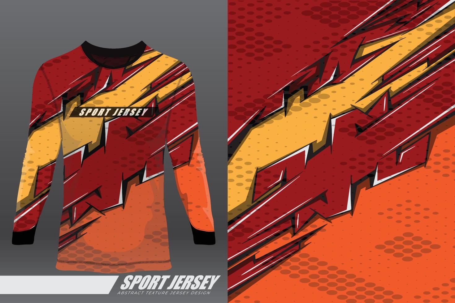 Tshirt sports design for racing, jersey, cycling, football, gaming, motocross vector