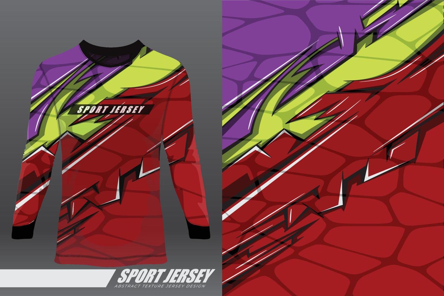 Tshirt sports design for racing, jersey, cycling, football, gaming, motocross vector