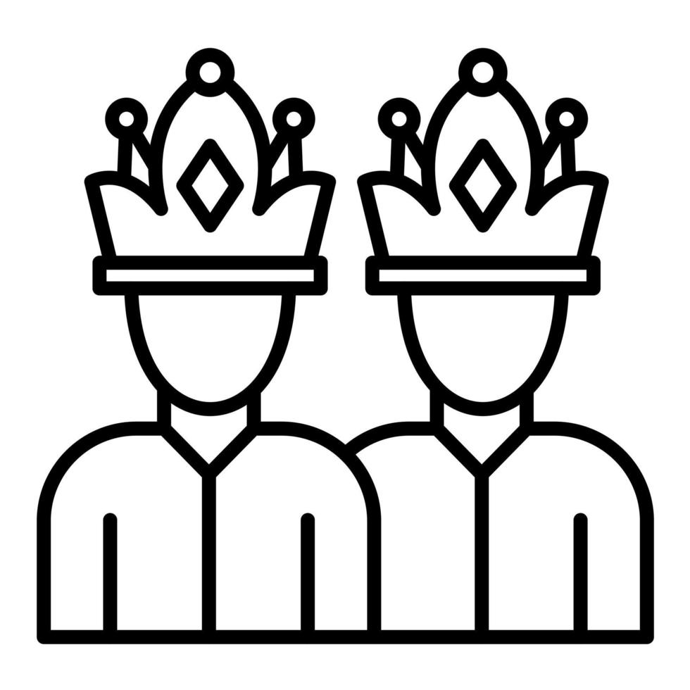 Leaders Line Icon vector