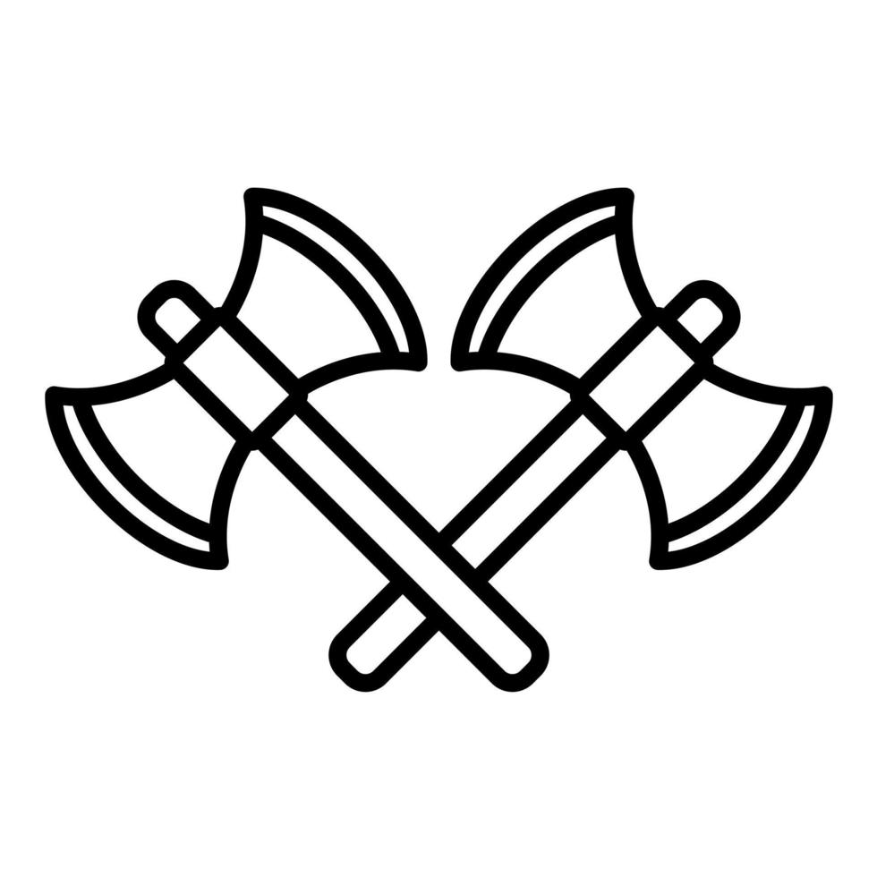 Axe Line Icon vector