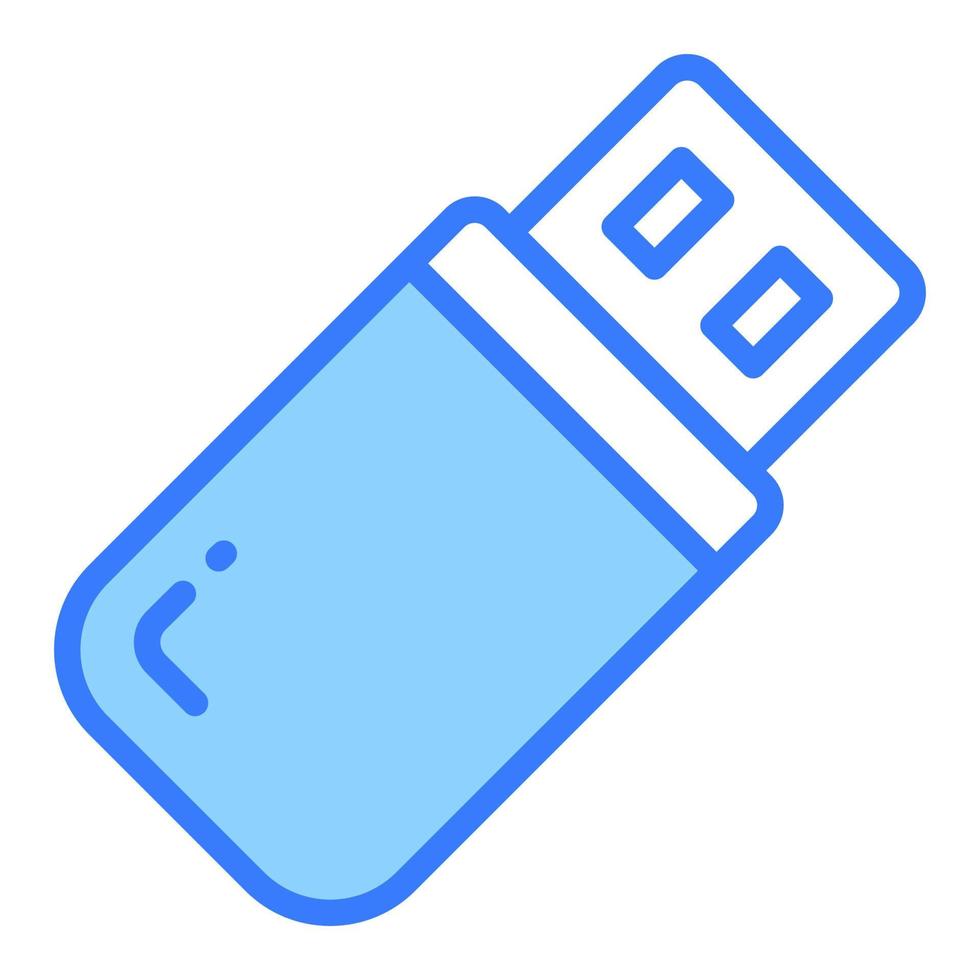 USB vector flat icon, school and education icon