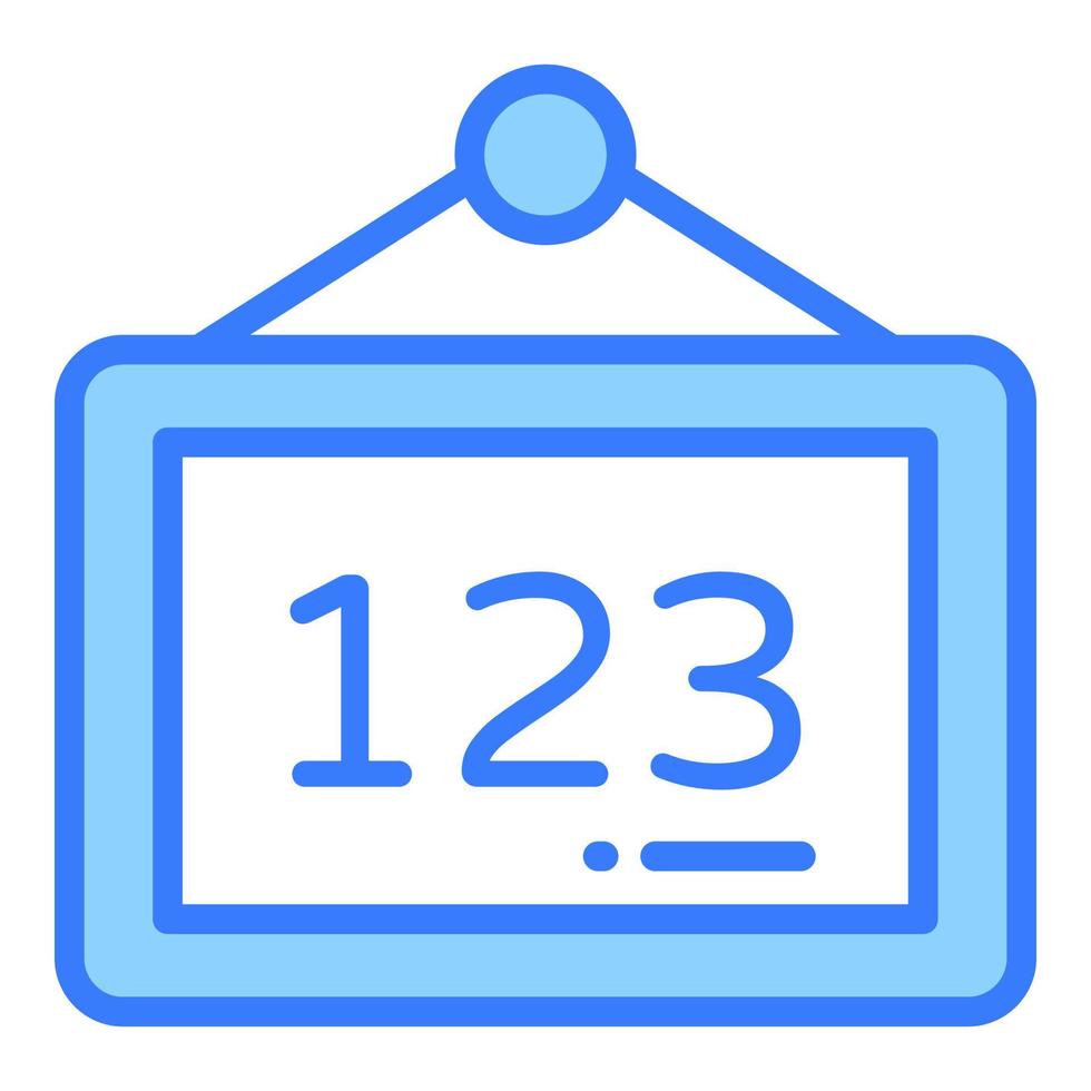 board vector flat icon, school and education icon