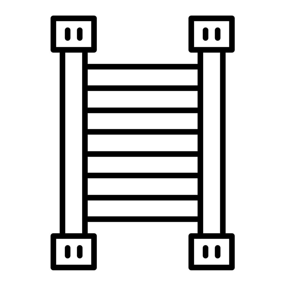 Ladder Line Icon vector