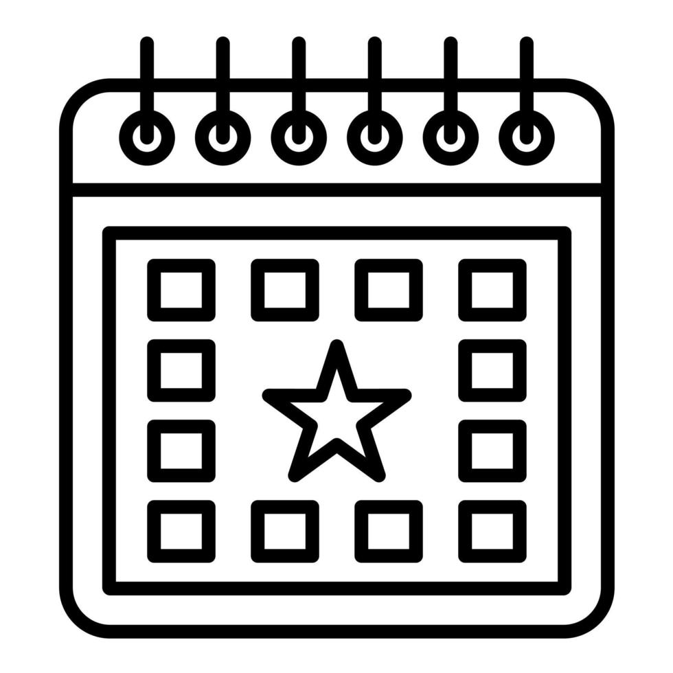 Event Line Icon vector