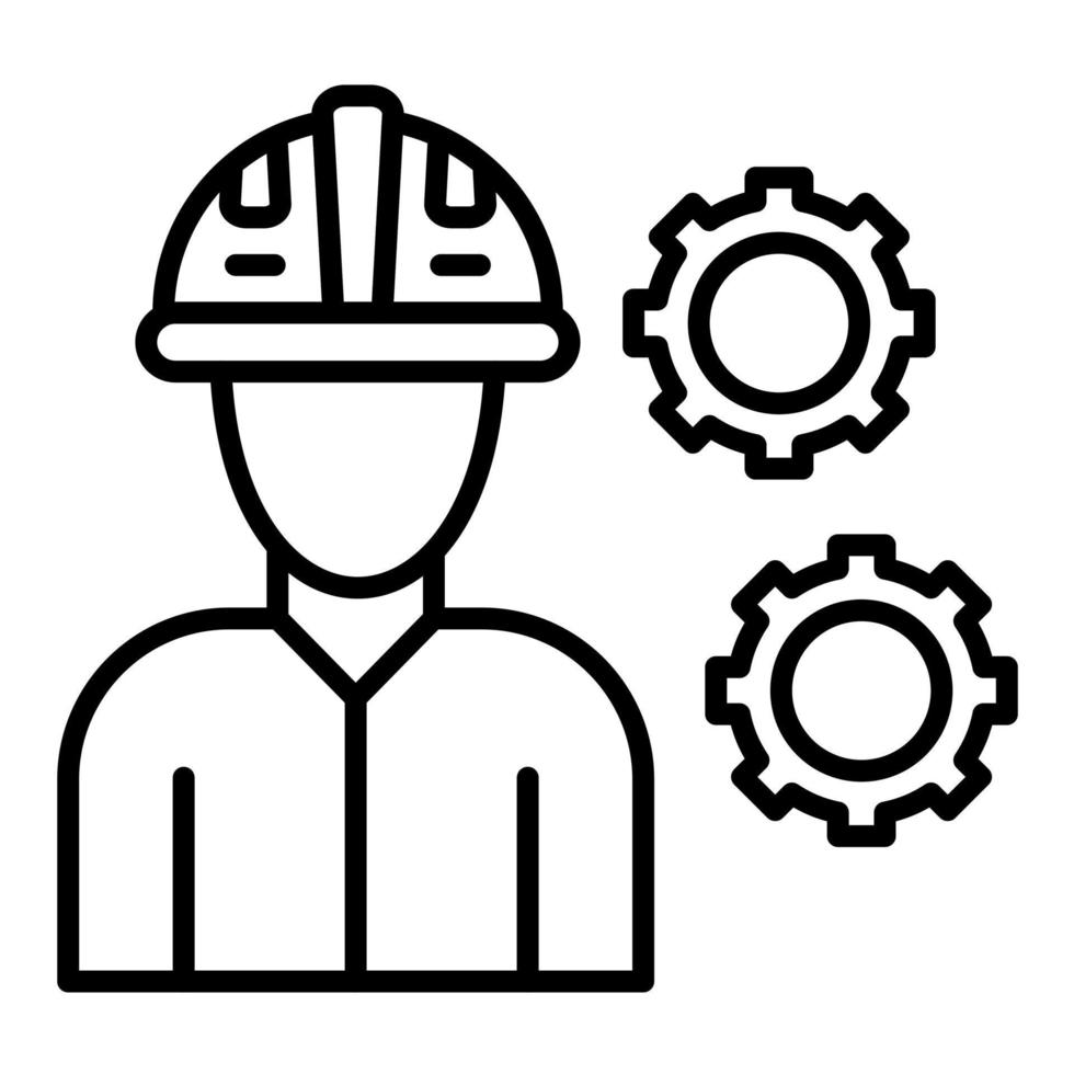 Engineering Line Icon vector