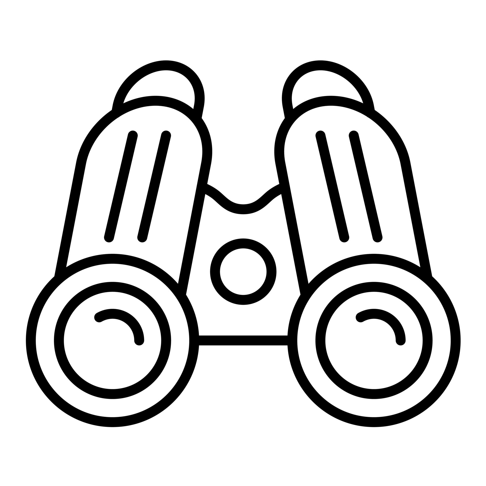 Binocular Line Icon 8283053 Vector Art at Vecteezy