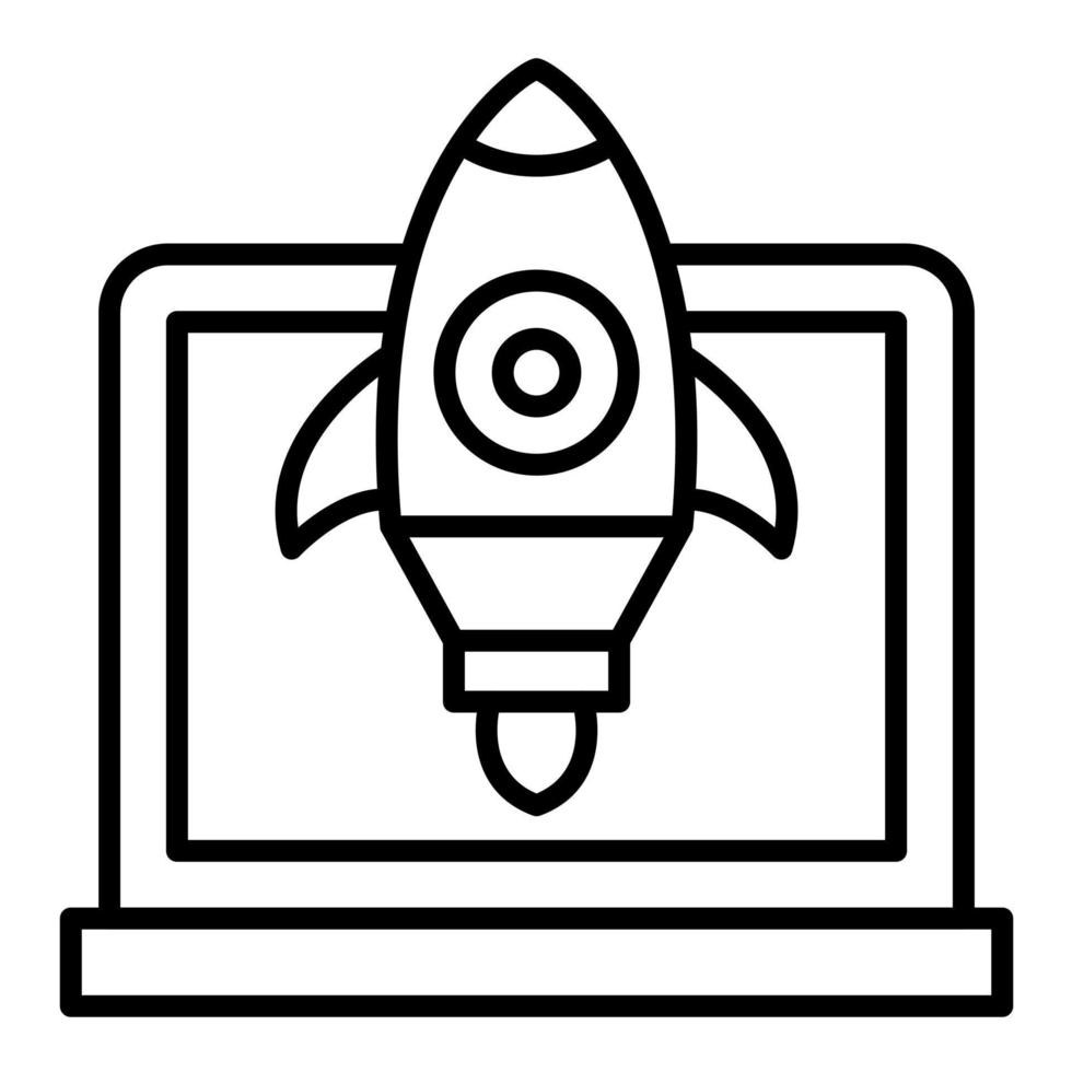 Startup Line Icon vector