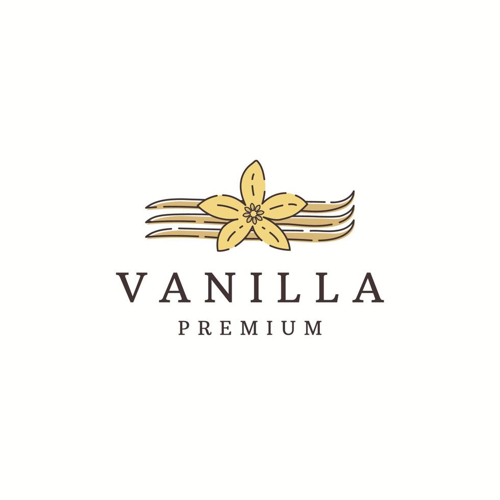 Vanilla logo icon design template flat vector 8283630 Vector Art at ...