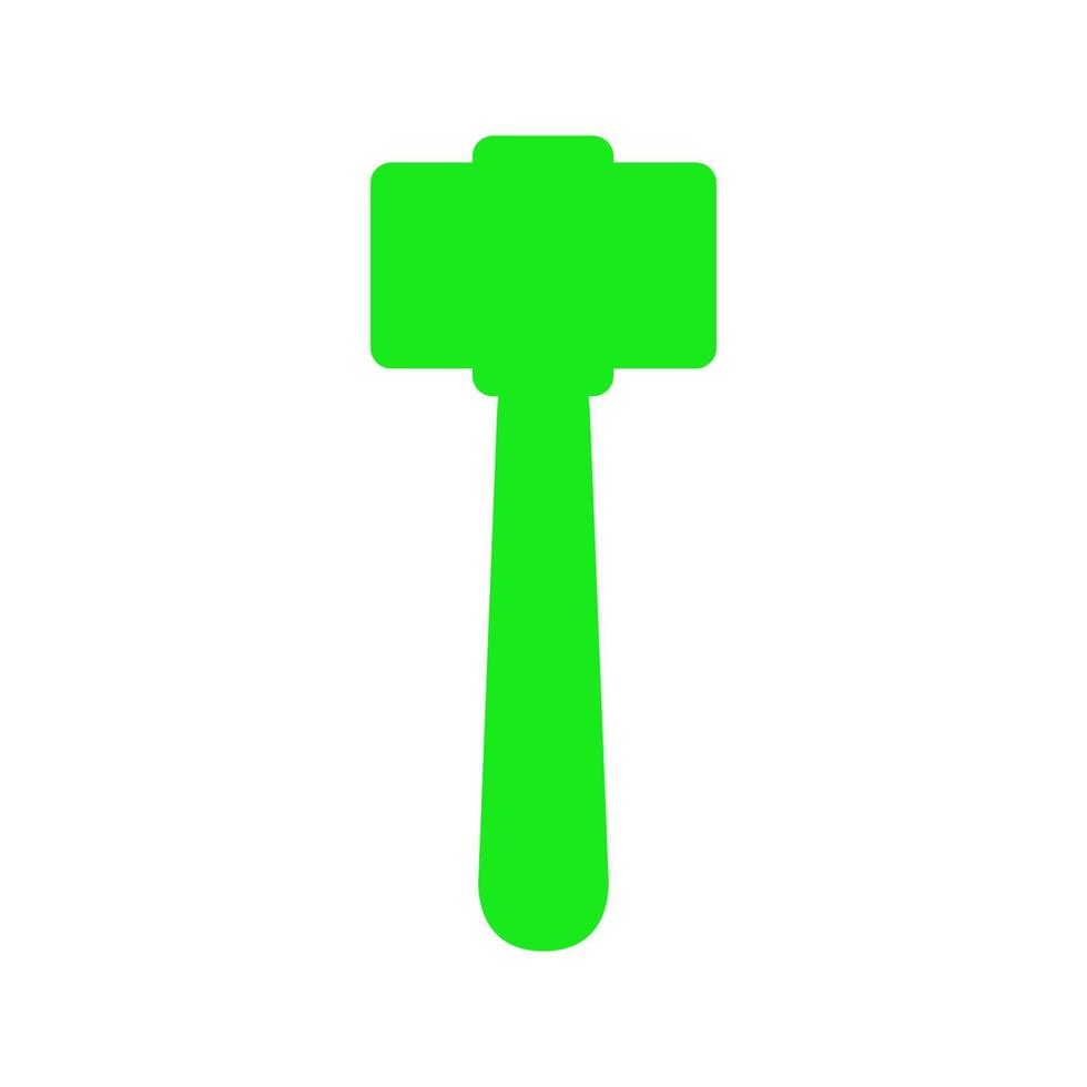 Hammer illustrated on a white background vector