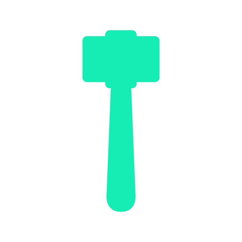 Hammer illustrated on a white background vector