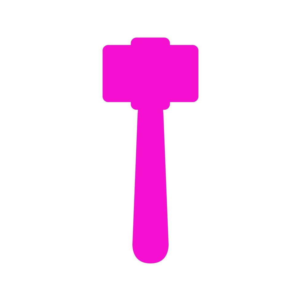 Hammer illustrated on a white background vector
