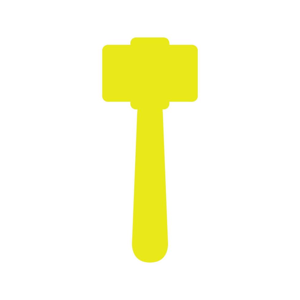 Hammer illustrated on a white background vector