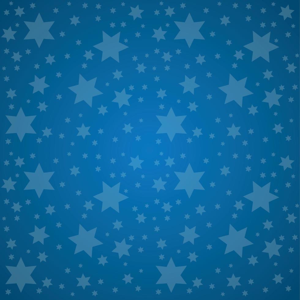 Starry Sky. Good Night Concept Vector Illustration.