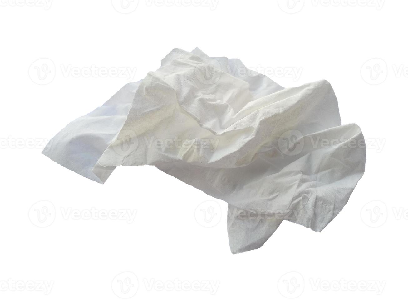 White crumpled paper texture for background photo