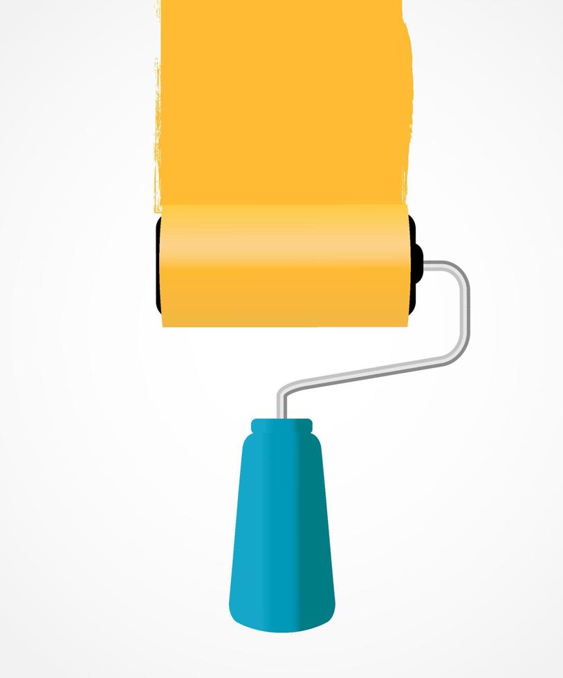 Paint roll icon vector illustration
