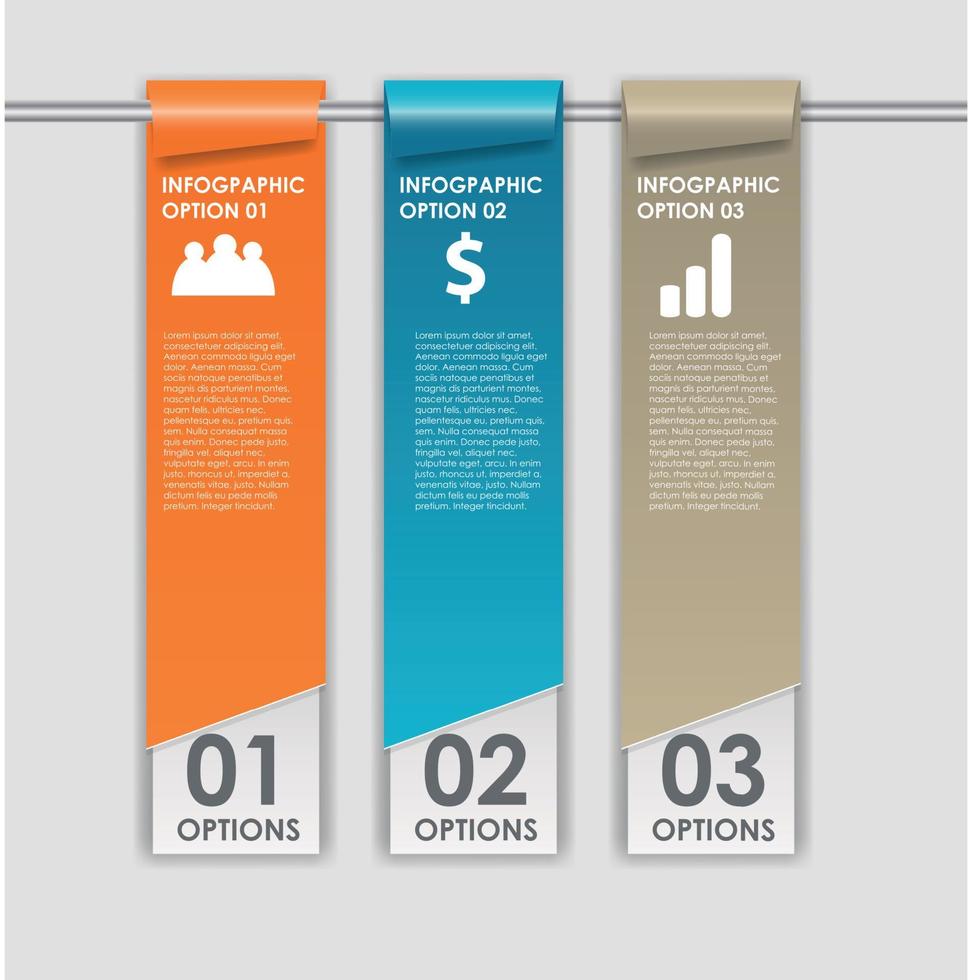 Ilustración de vector de elementos de diseño de infografías