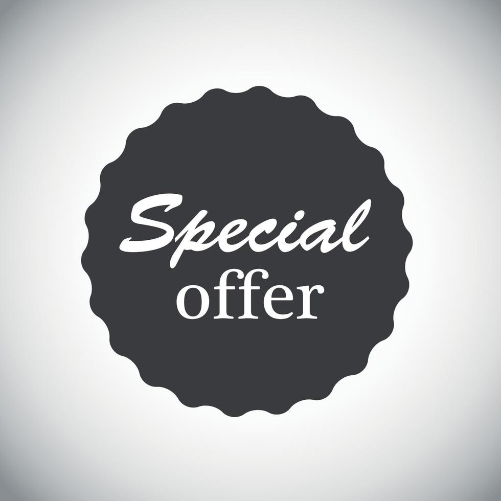 Special Offer Label Vector Illustration