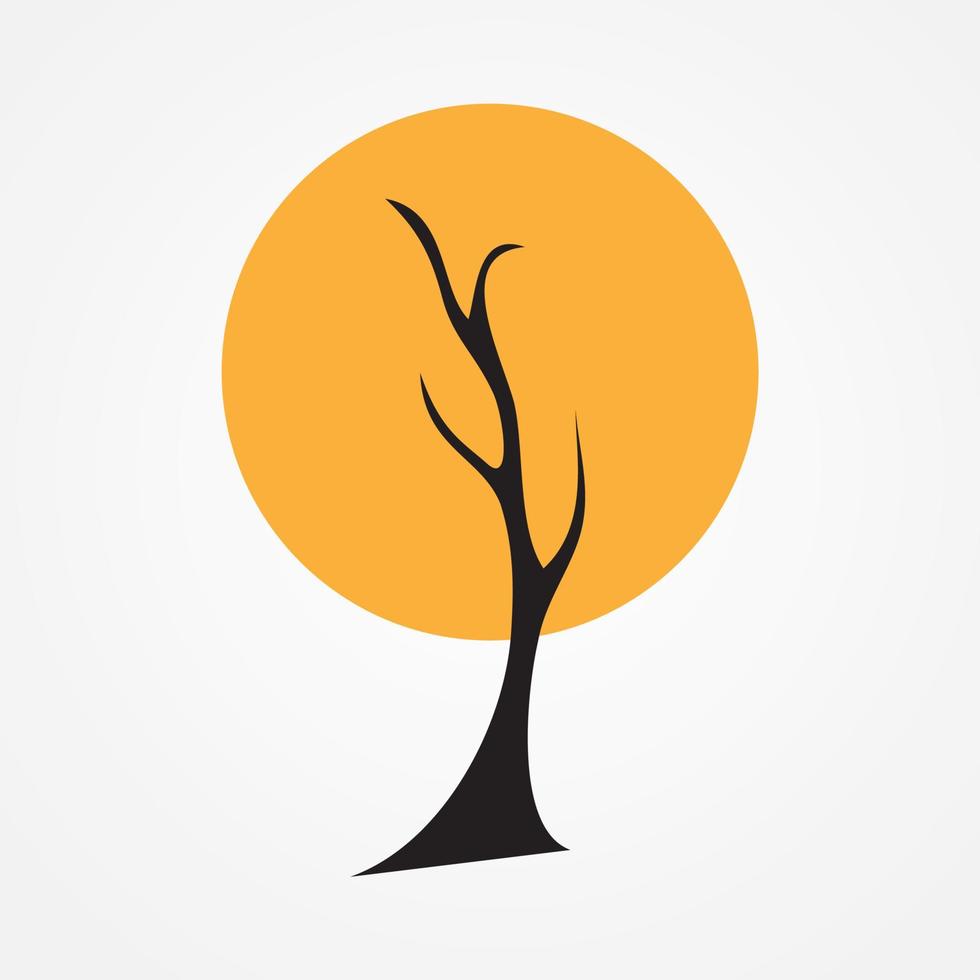 Autumn tree vector illustration