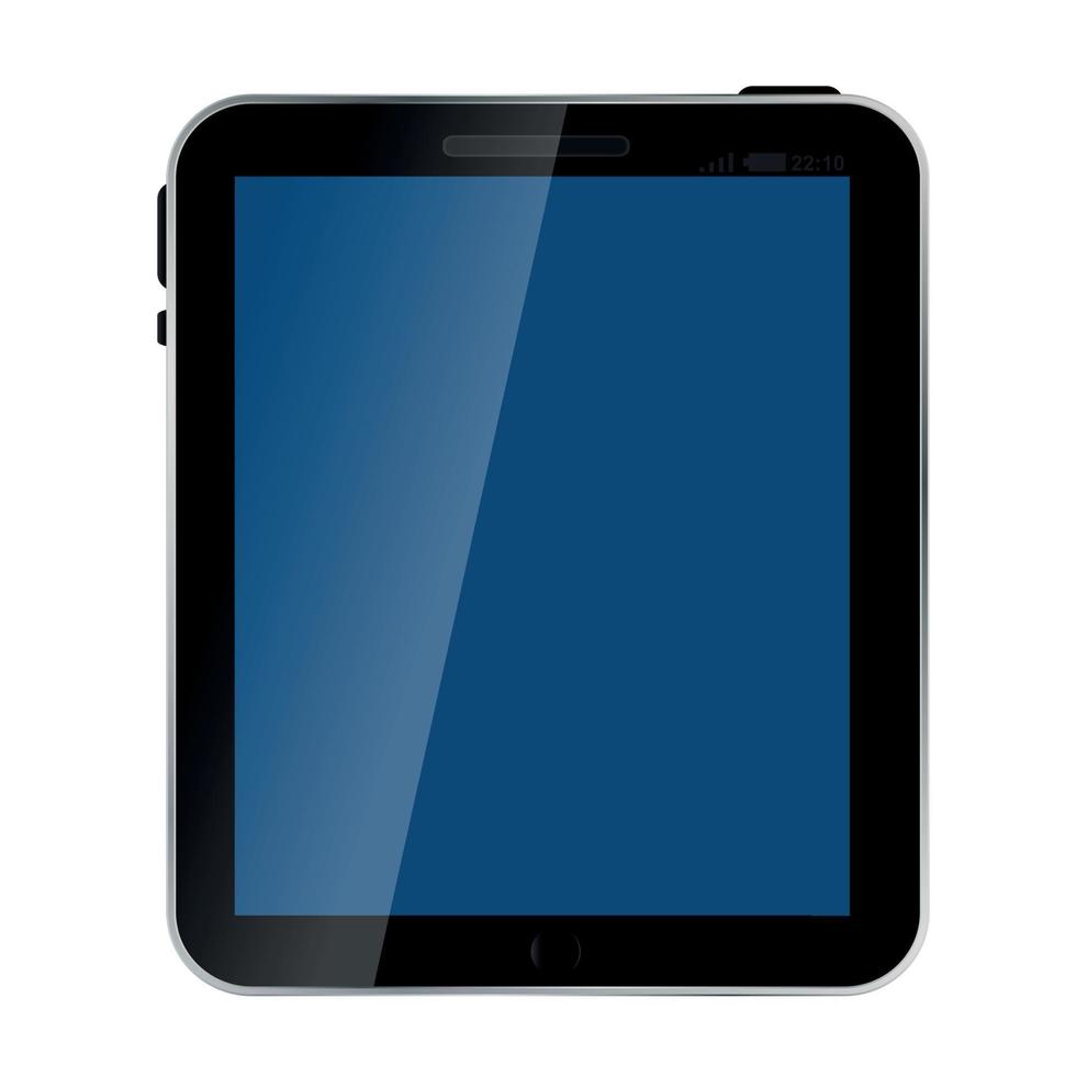 Abstract digital tablet vector illustration