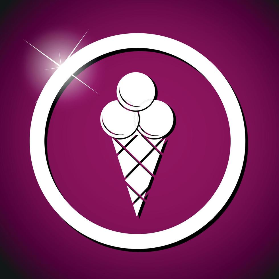 ice-cream icon vector illustration