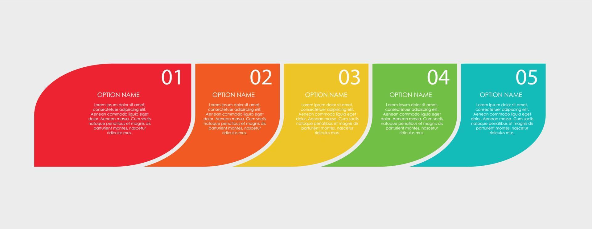 elementos de diseño infográfico para su ilustración de vector de negocio.