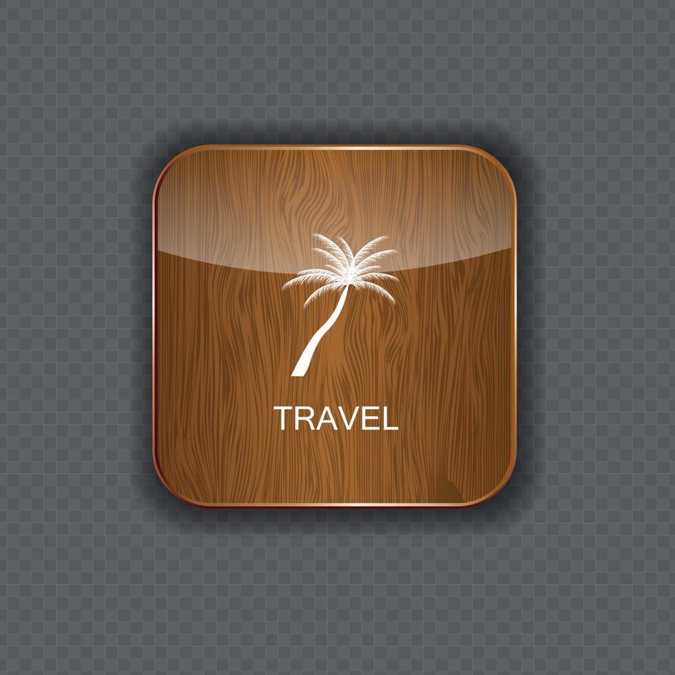 Travel application icons vector illustration