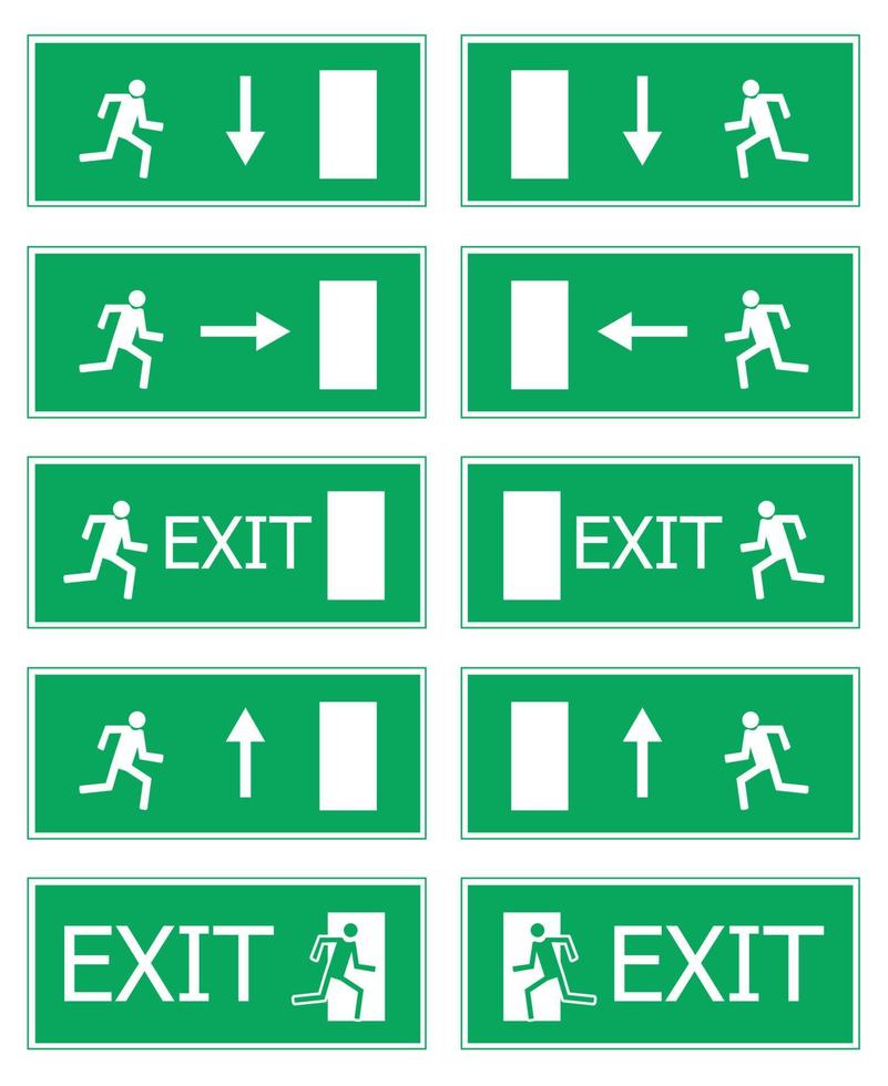 exit illustration icons vector