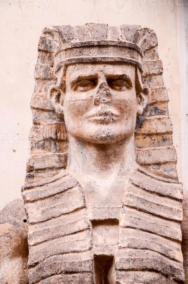 Sphinx of the Old Masonry Temple in Tenerife photo