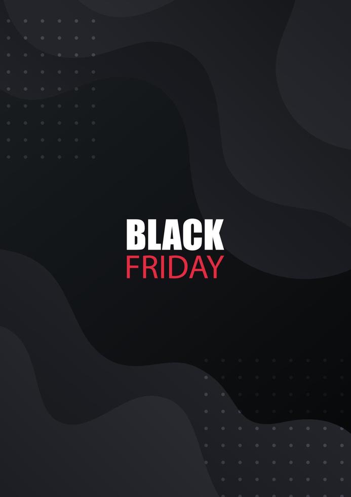 Black Friday sale banner. vector