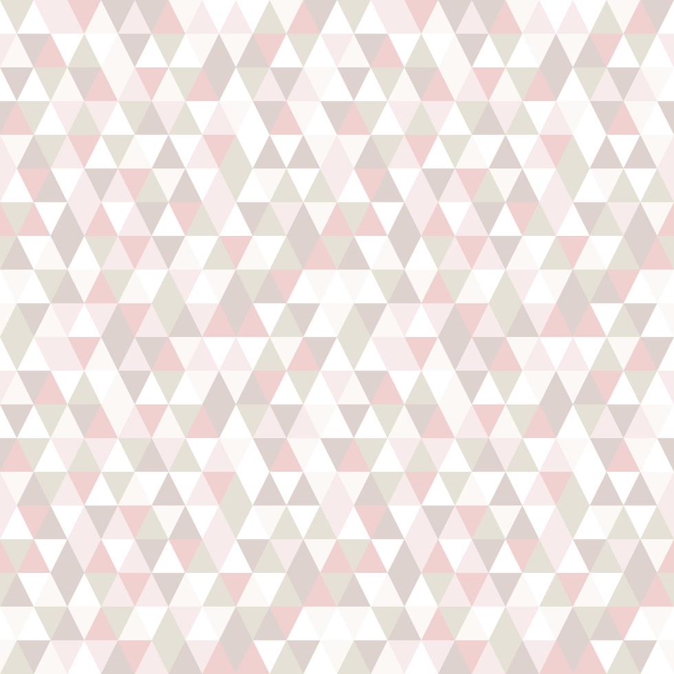 Pastel color triangle seamless pattern. vector