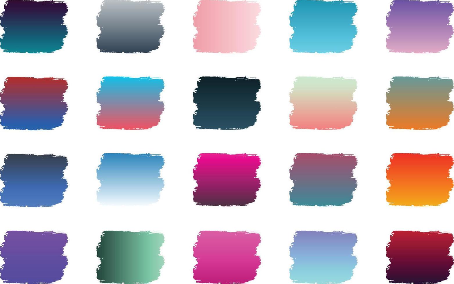 mega conjunto de fondo de color degradados de colores vibrantes vector