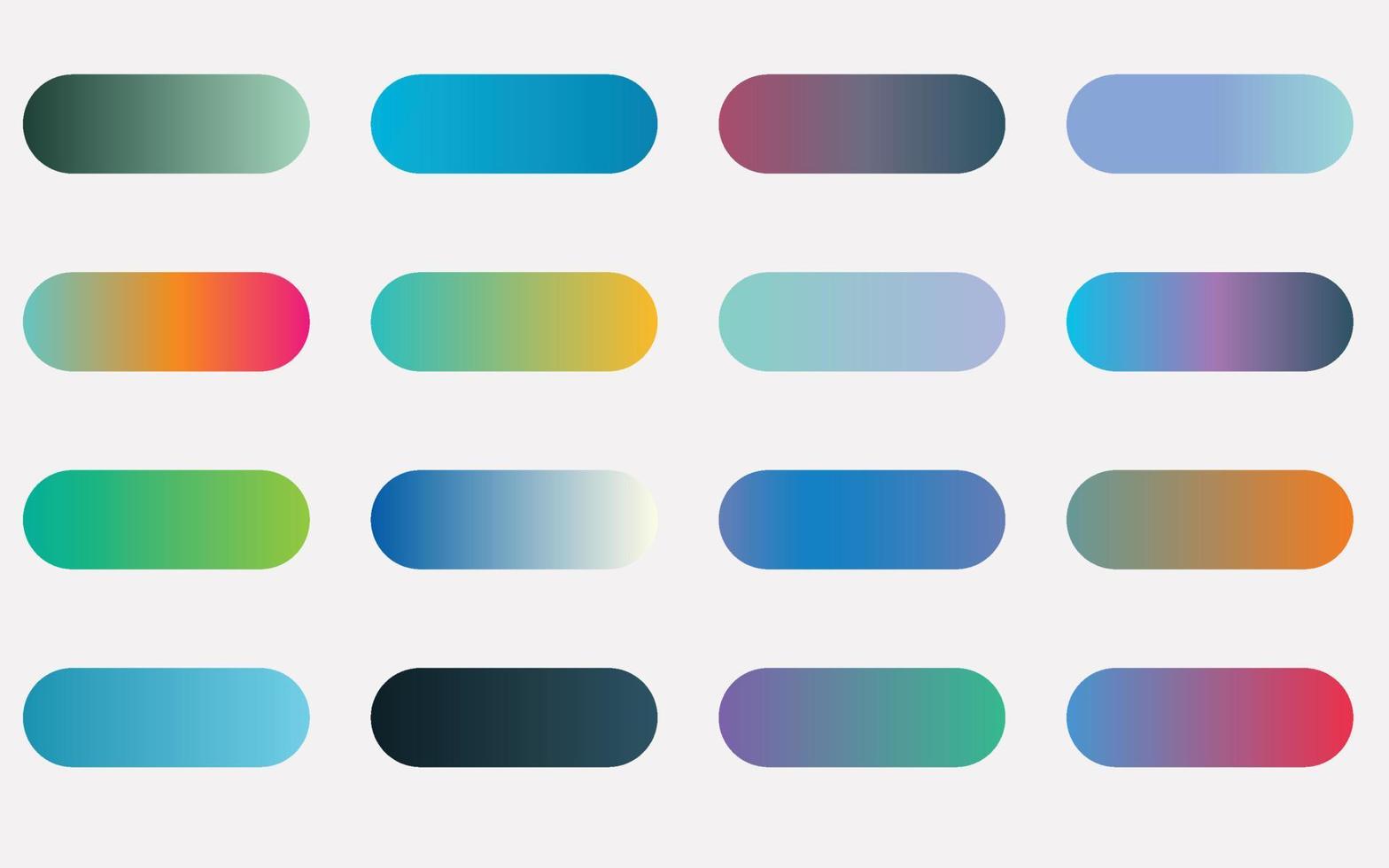 Mega set of vibrant colorful gradients color background vector