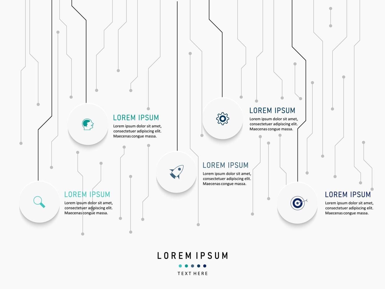 Vector Infographic label design template with icons and 5 options or steps. Can be used for process diagram, presentations, workflow layout, banner, flow chart, info graph.