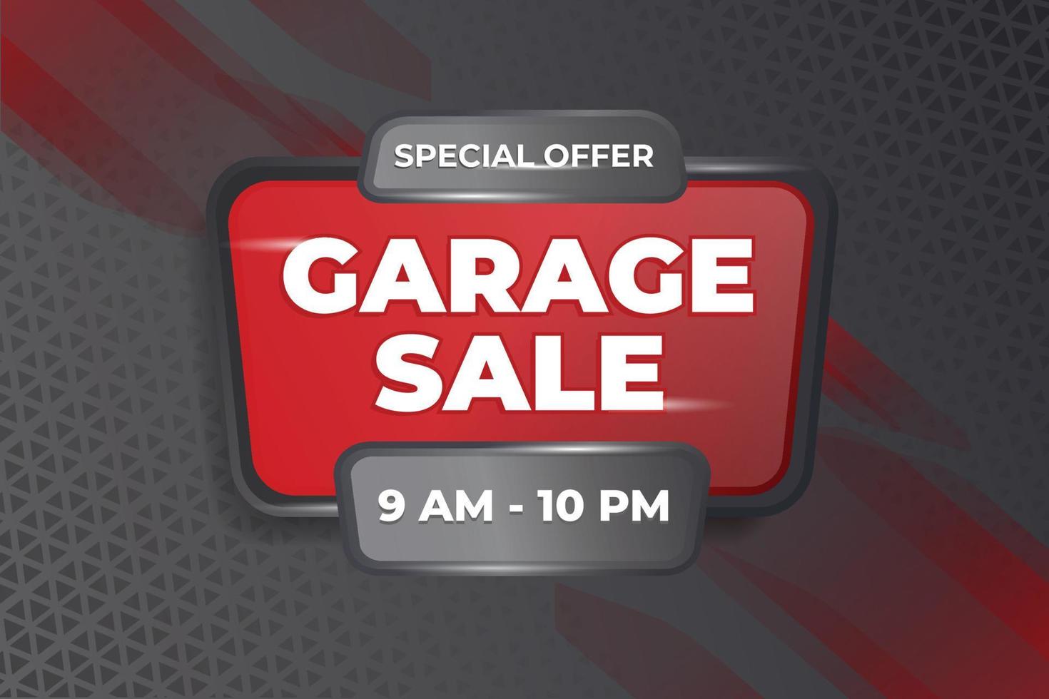 Garage Sale Banner Background vector