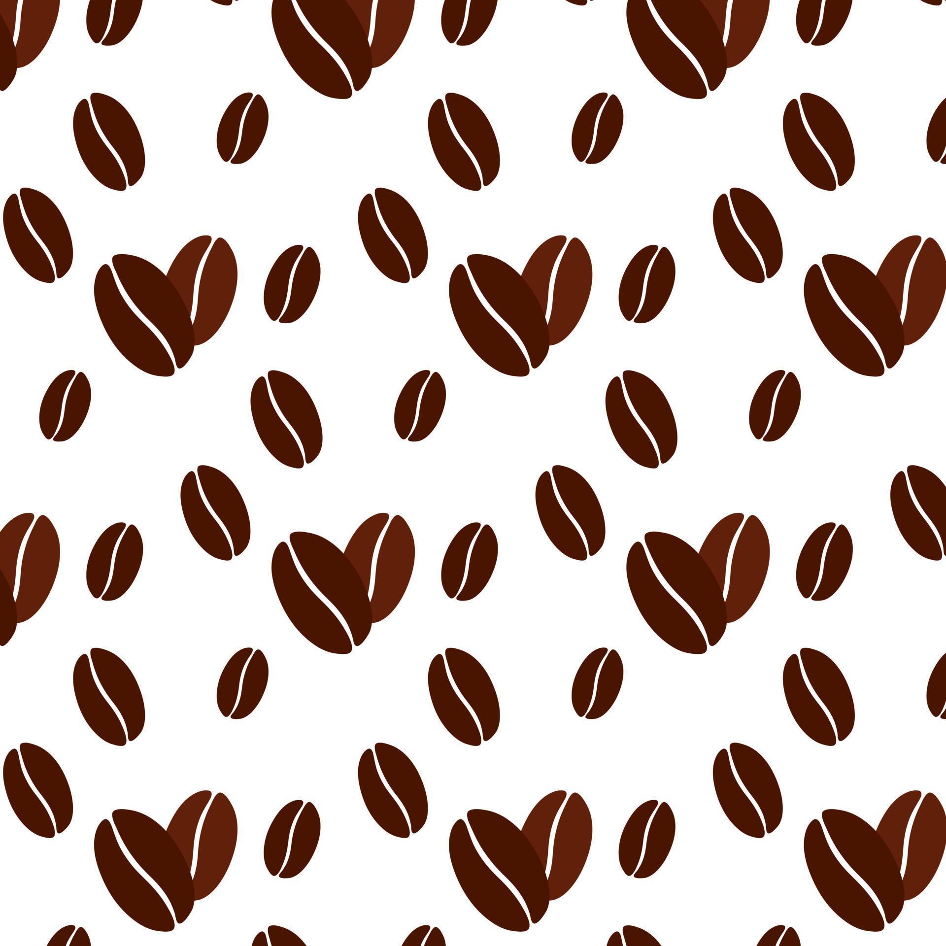 Background with coffee beans. Vector illustration. 8286382 Vector Art