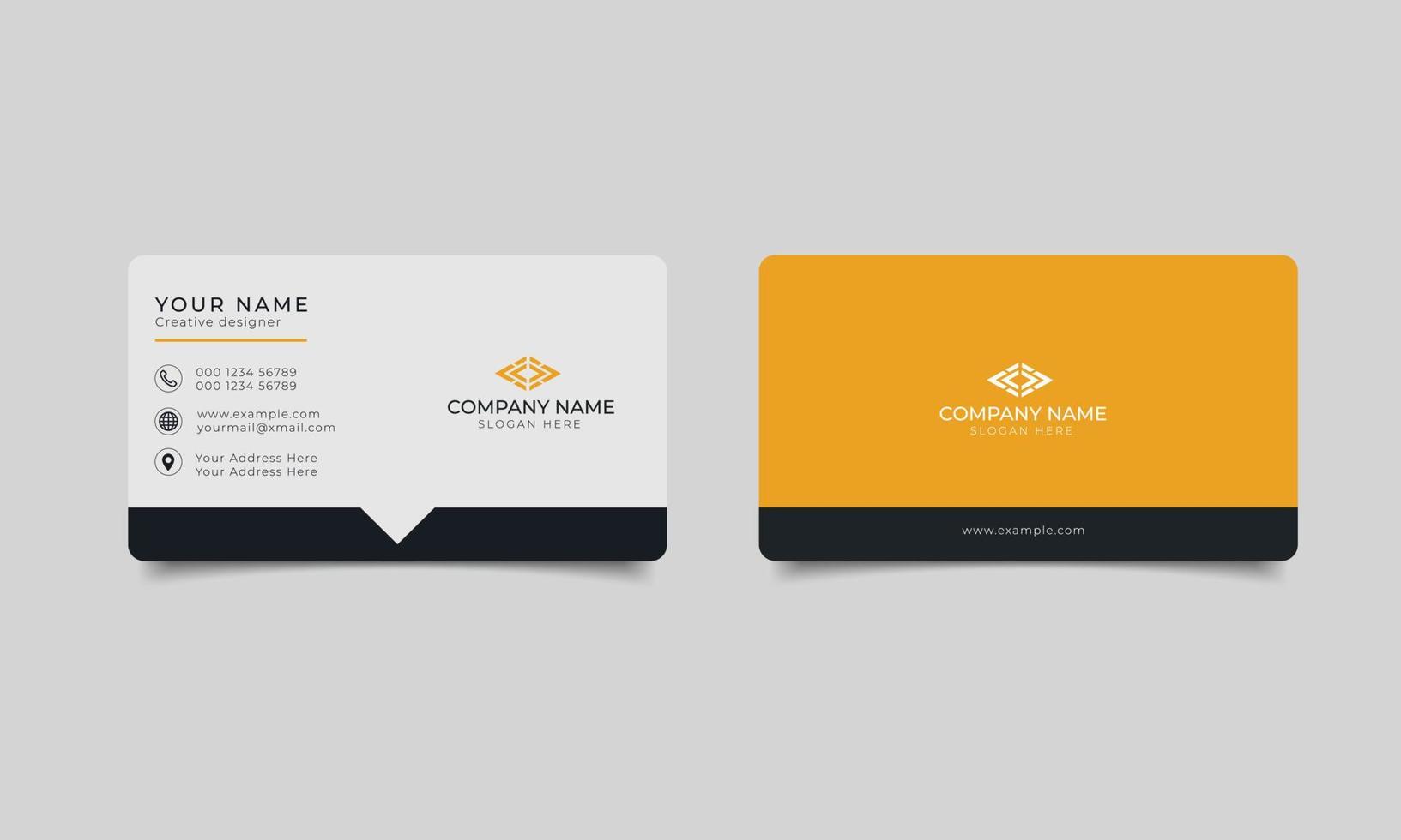 Vector Modern Creative and Clean Business Card Template