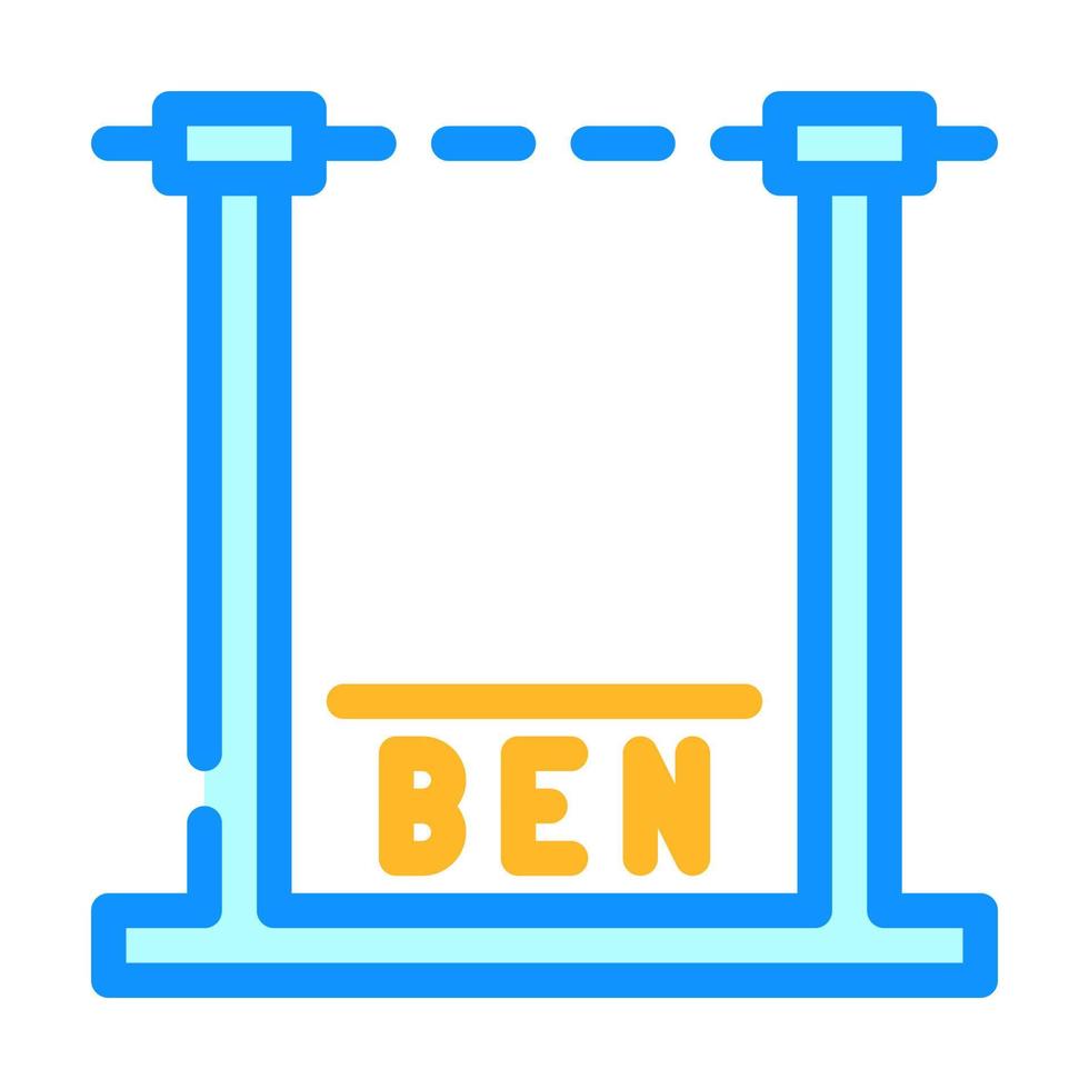 height control parking gate color icon vector illustration