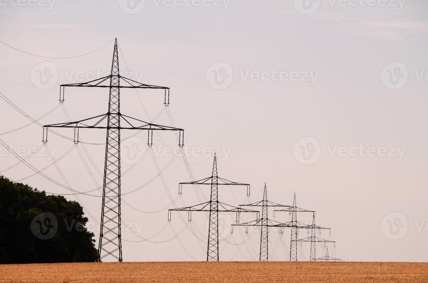 High Voltage Electric Transmission Tower photo