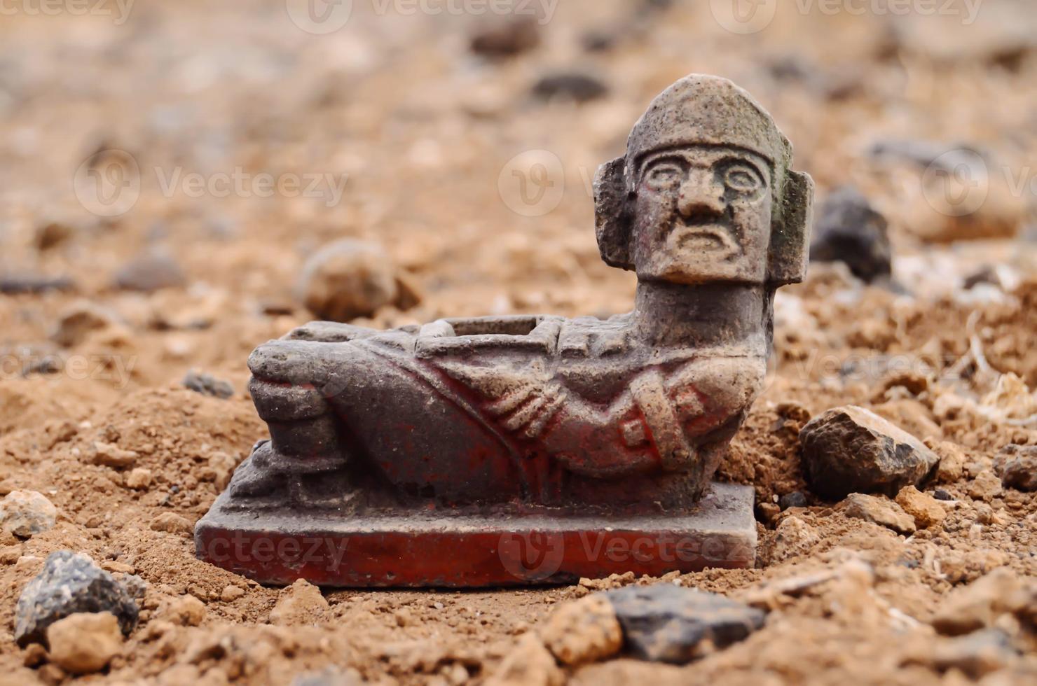 Ancient Mayan Statue photo