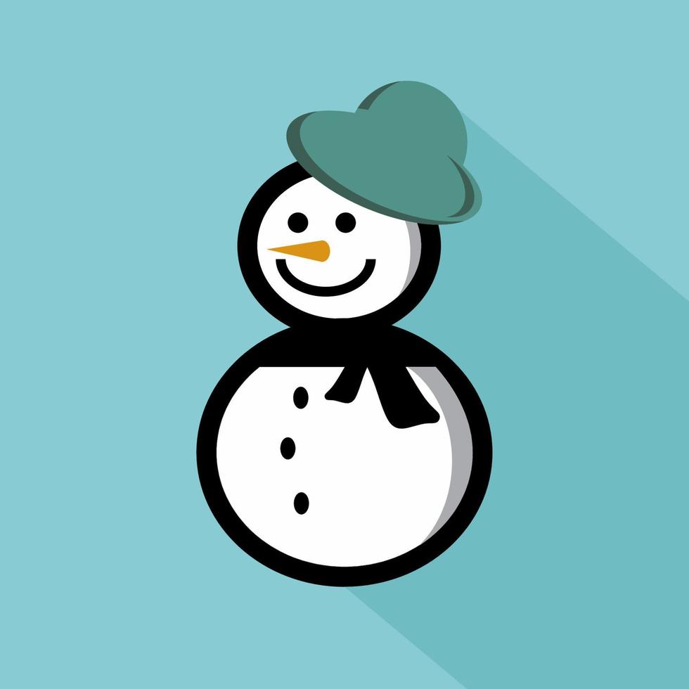 Merry Christmas Snow Doll vector