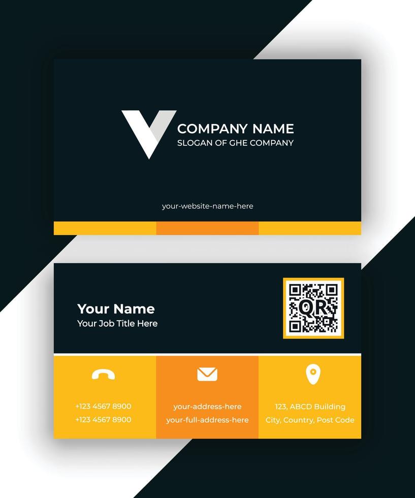Modern Business Card vector