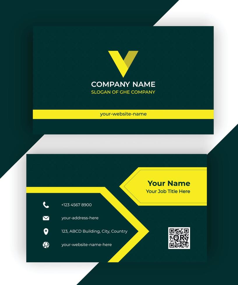Modern Business Card vector
