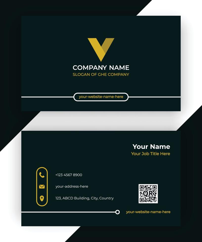 Modern Business Card vector