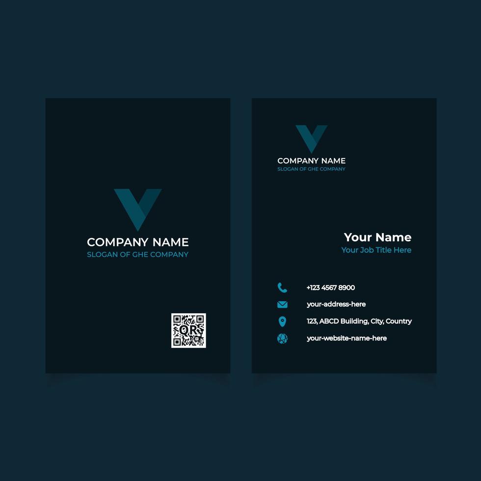 Classic Business Card Template vector