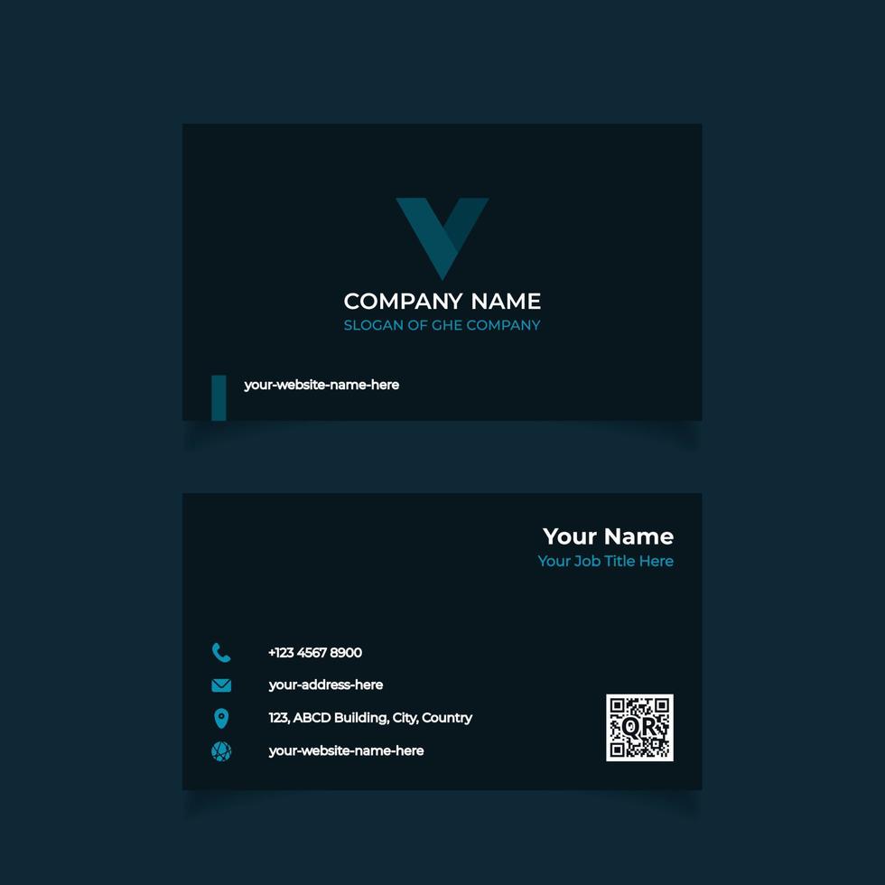 Classic Business Card Template vector