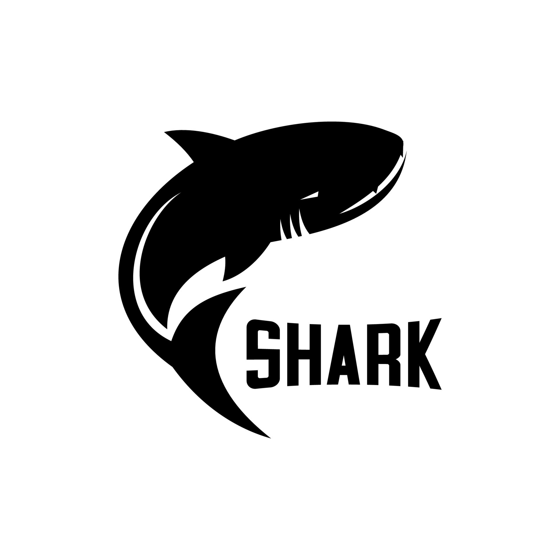 BLACK SHARK VECTOR 8288674 Vector Art at Vecteezy