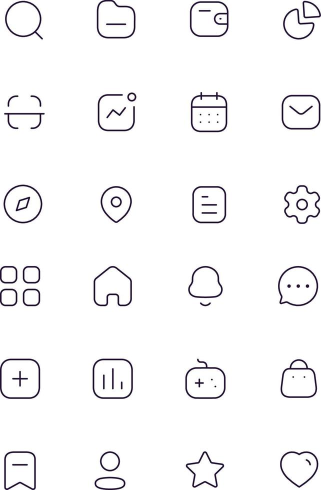 icon light style vector